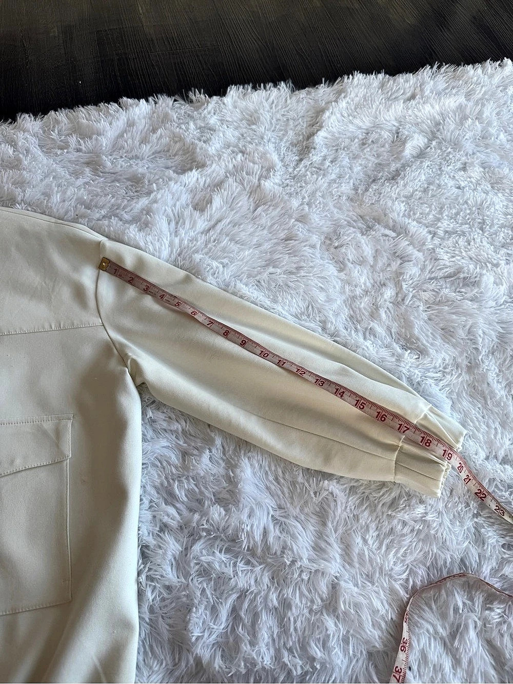 White Zara Utility Jacket Size Small - Picture 14 of 14